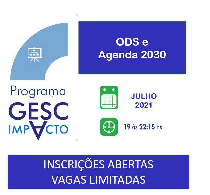 Programa GESC Impacto - ODS e Agenda 2030