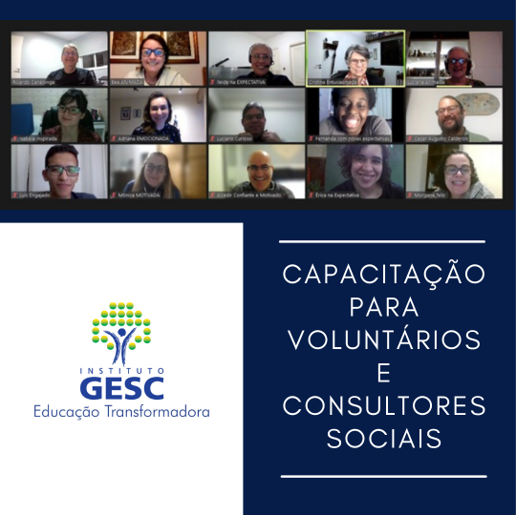 Capacitação de Voluntários e Consultores Sociais SET2021